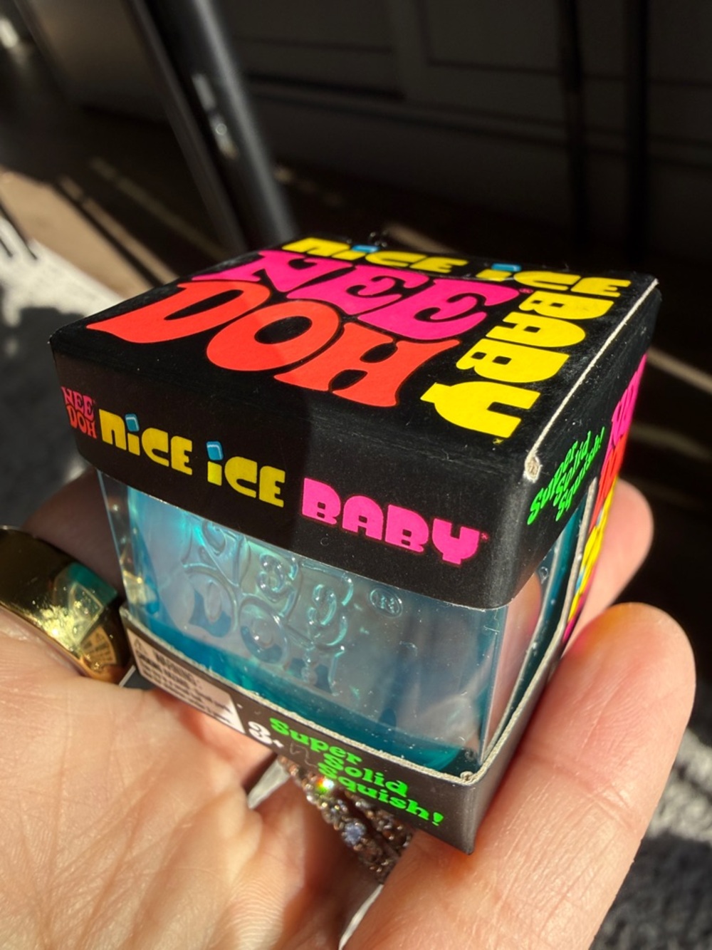 BNIB NeeDoh Nice Ice Baby, Blue